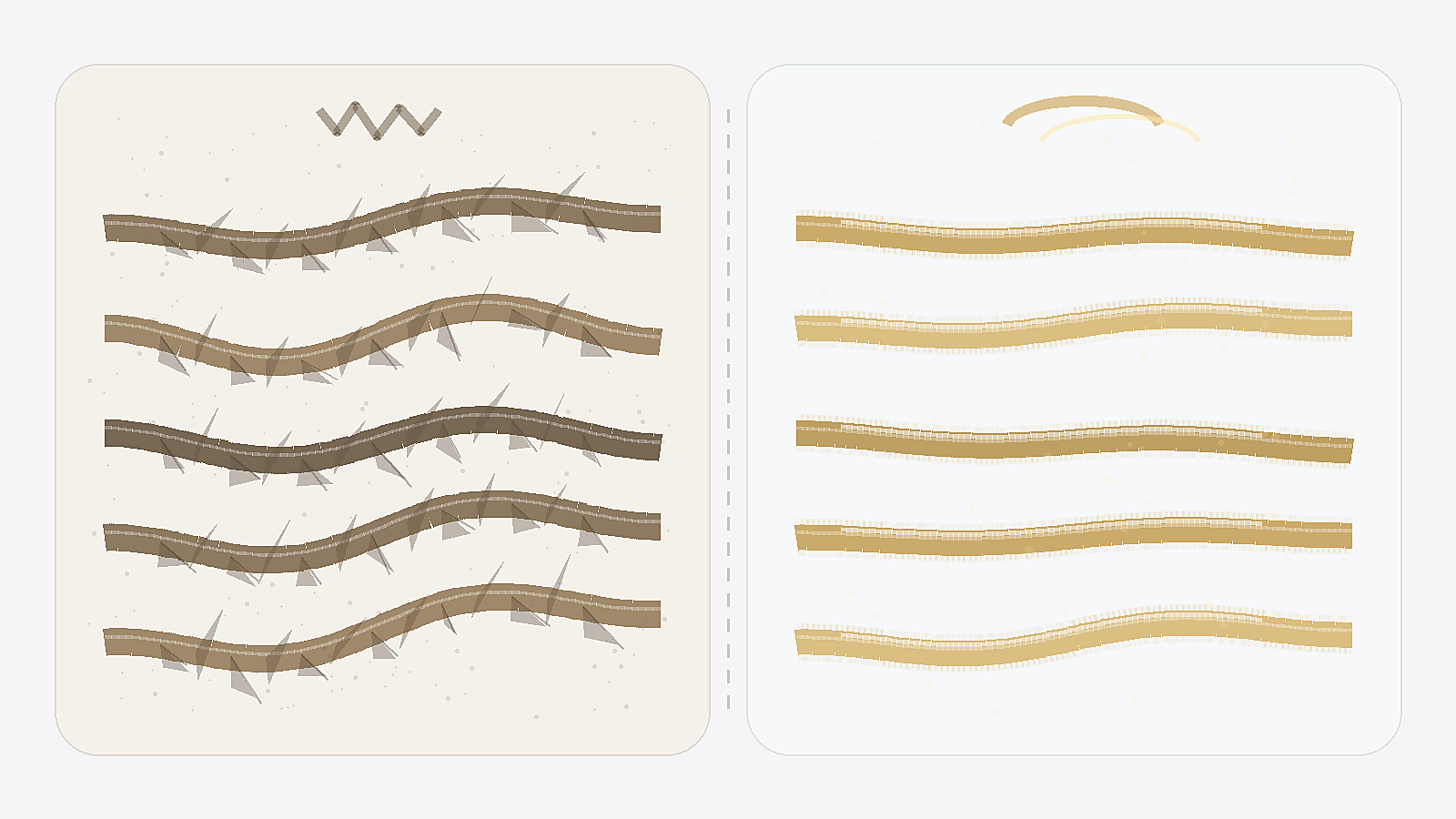 Wool fiber comparison